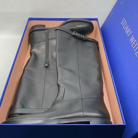 Stuart Weitzman Maverick Knee High Leather Boots size 8.5 - Picture 14 of 16
